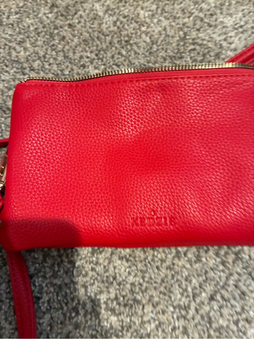Kedzie Red Multi-Compartment Crossbody accordion Wallet bag - Picture 6 of 7